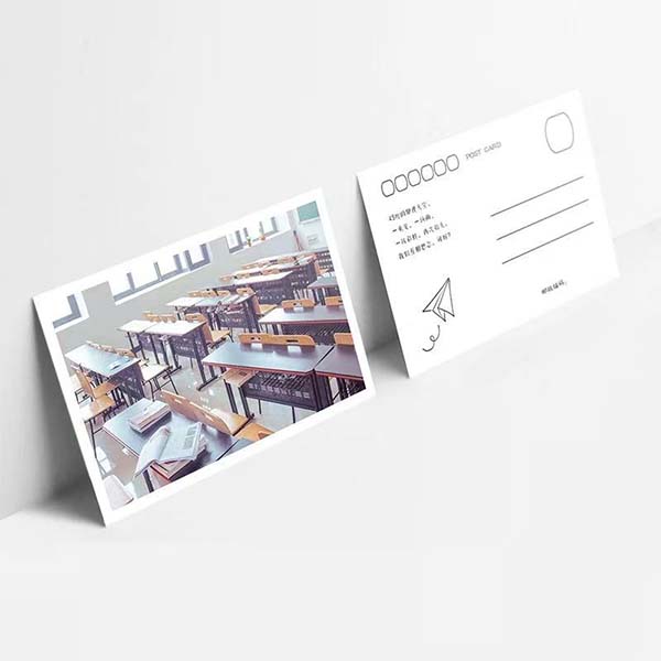 Customizable paper postcards